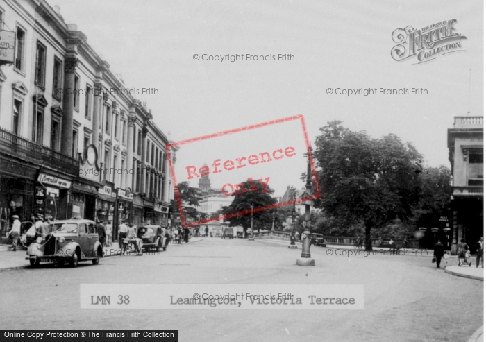 Photo of Leamington Spa, Victoria Terrace c.1955