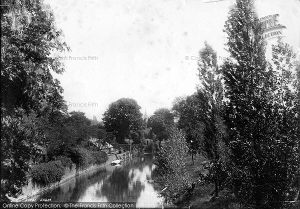 Photo of Leamington Spa, View From Adelaide Bridge 1892