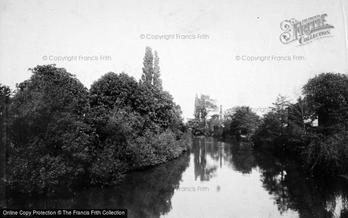 Photo of Leamington Spa, View From Victoria Bridge 1892