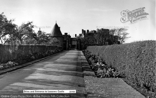 Photo of Leasowe, Drive And Entrance To The Castle c.1958