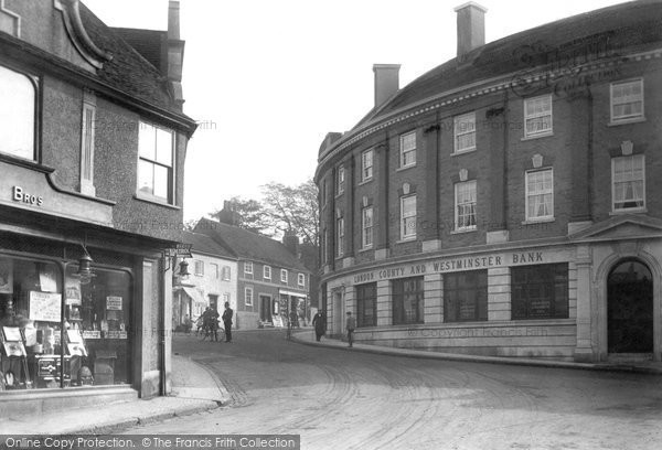 Photo of Leatherhead, Bank Corner 1912