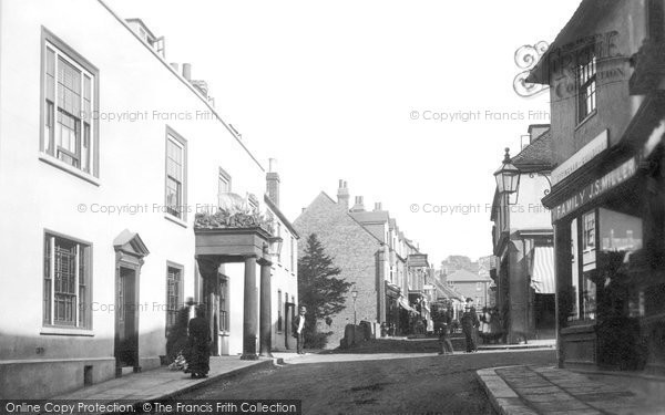 Photo of Leatherhead, Bridge Street, The Swan Hotel 1888