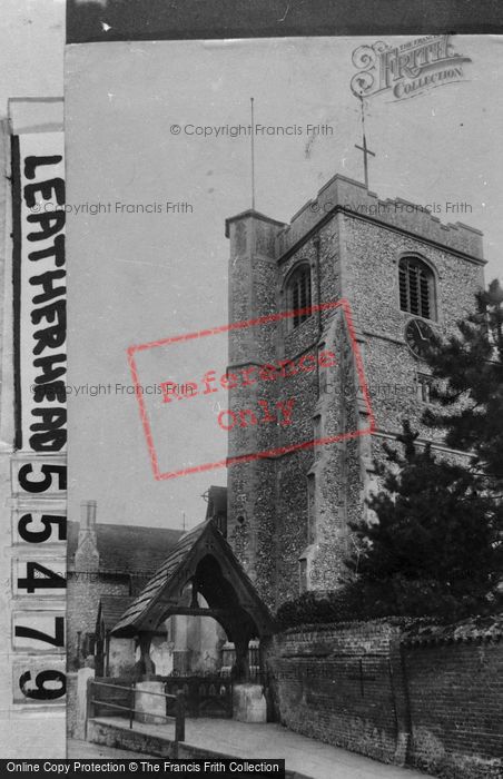 Photo of Leatherhead, Church And Lychgate 1906