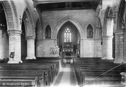 Church Interior 1908, Leatherhead