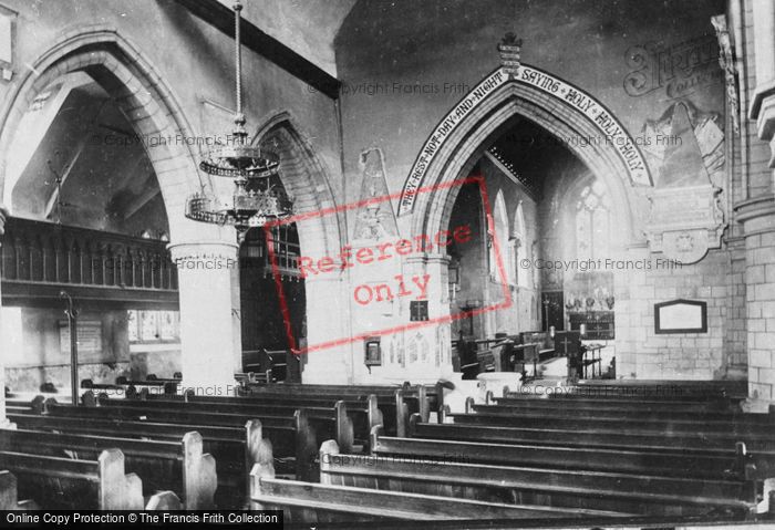 Photo of Leatherhead, Church Of St Mary And Nicholas, Interior 1888