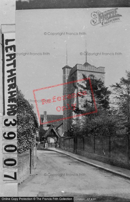 Photo of Leatherhead, Church Of St Mary And St Nicholas From West 1897