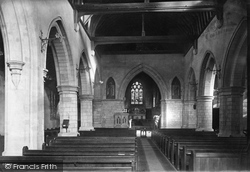 Church Of St Mary And St Nicholas Interior 1911, Leatherhead