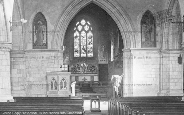 Photo of Leatherhead, Church Of St Mary And St Nicholas Interior 1911