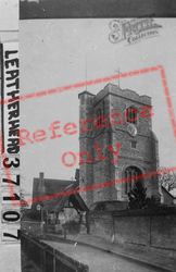 Church Of St Mary And St Nicholas, North West 1895, Leatherhead
