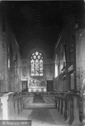 Church Of St Mary And St Nicholas, The Chancel 1911, Leatherhead