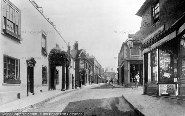 Photo of Leatherhead, High Street 1895