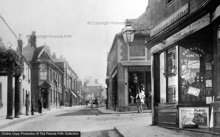 Photo of Leatherhead, High Street 1895