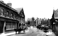 Leatherhead, Post Office and Town Clock 1895