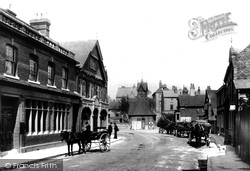Leatherhead, Post Office and Town Clock 1895