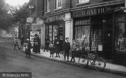 Shops In Church Street 1913, Leatherhead