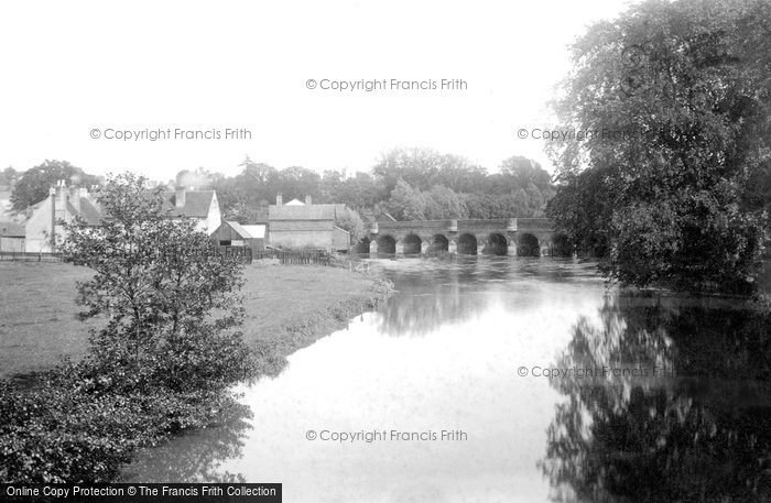 Photo of Leatherhead, The Bridge And Riverside Cottages 1888