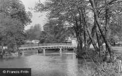 Thorncroft Bridge And River 1925, Leatherhead