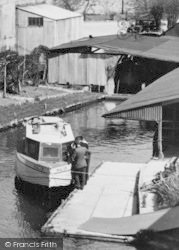 Lechlade, Boat At The Wharf c.1955, Lechlade On Thames