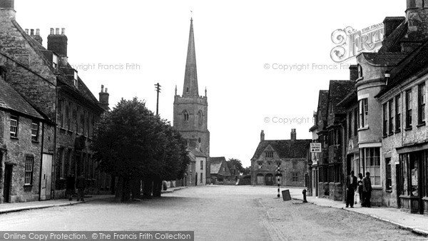 Photo of Lechlade, Burford Street c.1955
