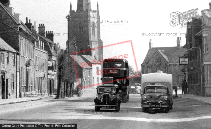 Photo of Lechlade, Burford Street c.1955