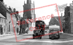 Lechlade, Burford Street c.1955, Lechlade On Thames