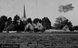 Lechlade, Church From The Green c.1955, Lechlade On Thames