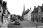 Lechlade, High Street And St Lawrence Church c.1955, Lechlade On Thames