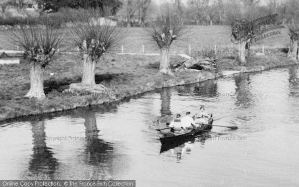 Photo of Lechlade, Rowing On The Thames c.1960