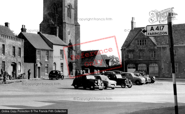 Photo of Lechlade, The Square c.1955