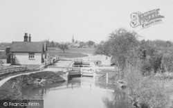 Lechlade, View From St John's Bridge c.1955, Lechlade On Thames
