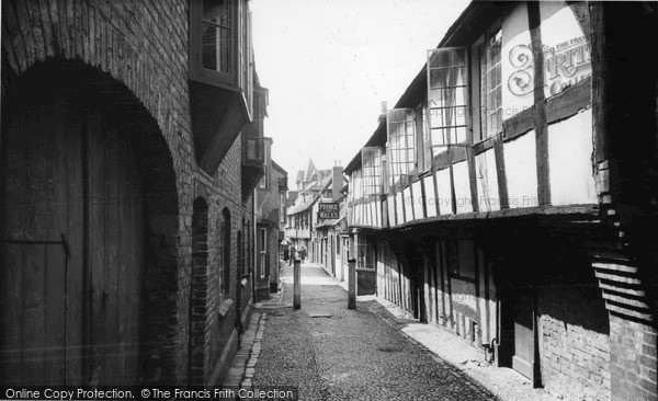 Ledbury, Church Lane c1955 Photo of Ledbury, Church Lane c.1955