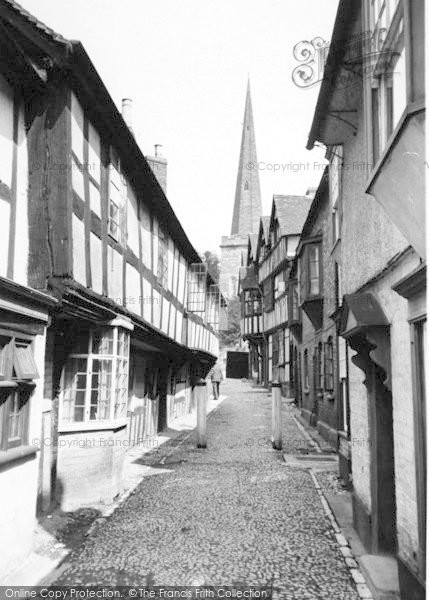 Photo of Ledbury, Church Lane c.1955