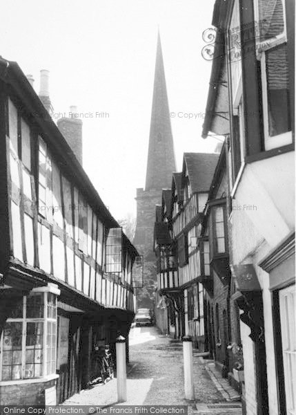 Photo of Ledbury, Church Lane c.1960