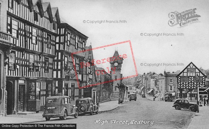 Photo of Ledbury, High Street c.1935