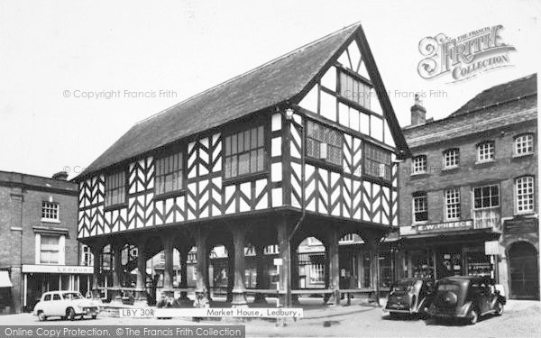Photo of Ledbury, Market House c.1955