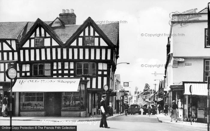 Photo of Ledbury, New Street c.1955