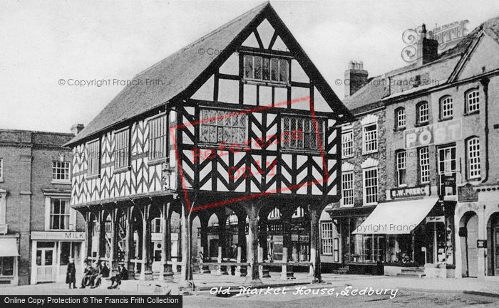Photo of Ledbury, Old Market House c.1935