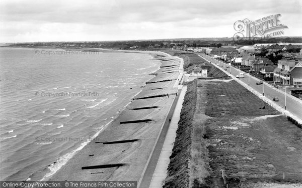 Photo of Lee On The Solent, Beach From The Tower c.1962