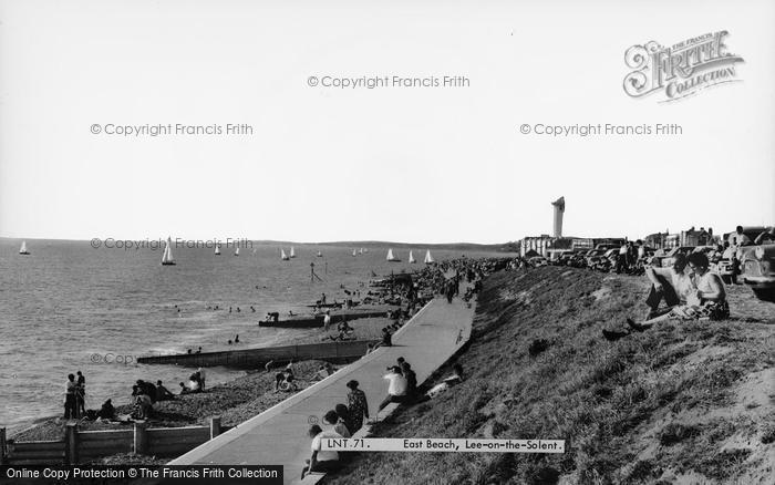 Photo of Lee On The Solent, East Beach c.1960