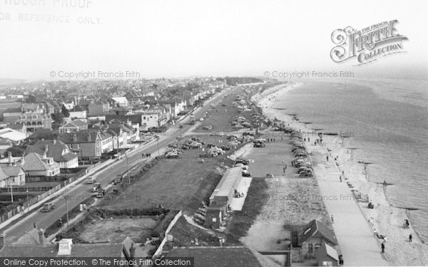 Photo of Lee On The Solent, Looking East From Lee Tower c.1960
