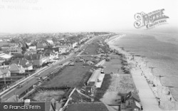 Lee On The Solent, Looking East From Lee Tower c.1960, Lee-on-The-Solent