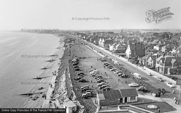 Photo of Lee On The Solent, Looking West From Lee Tower c.1960