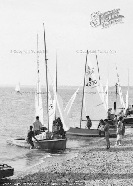 Photo of Lee On The Solent, Sailing Dinghies c.1960