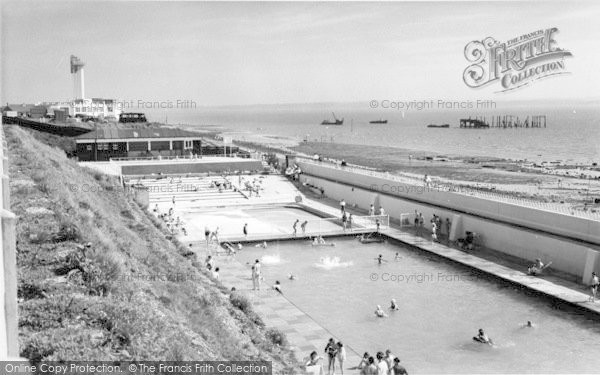 Photo of Lee On The Solent, The Bathing Pool c.1960