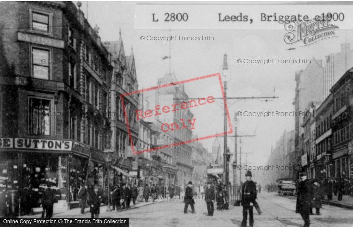 Photo of Leeds, Briggate c.1900