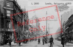Briggate c.1900, Leeds