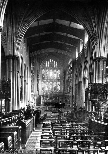 Photo of Leeds, Parish Church Interior 1888