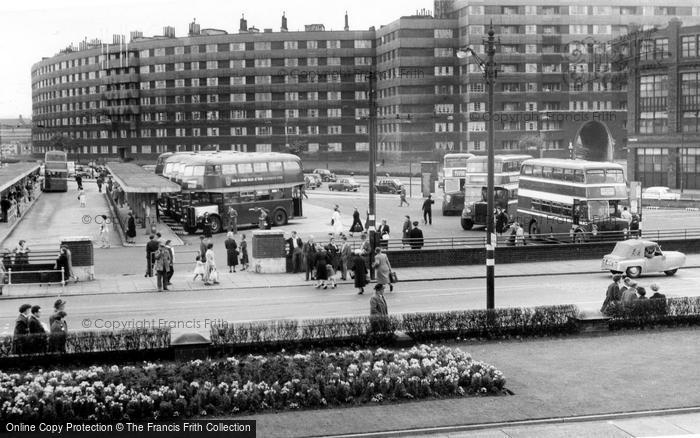 Photo of Leeds, The Bus Station c.1960