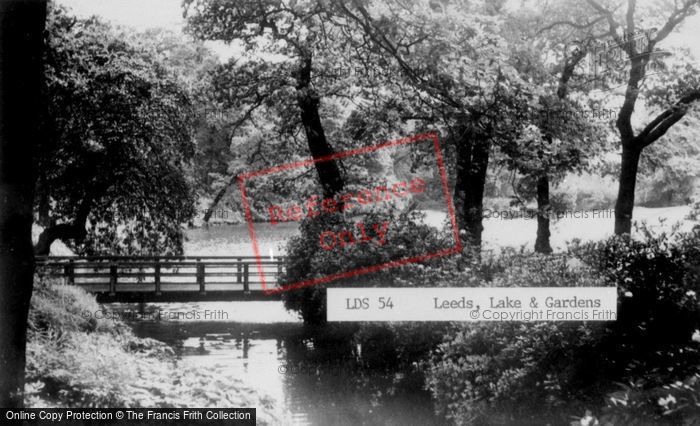 Photo of Leeds, The Lake And Gardens c.1960