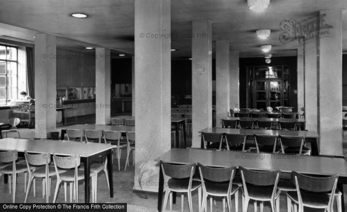 Photo of Leeds, University, The Union Buliding Cafeteria c.1960